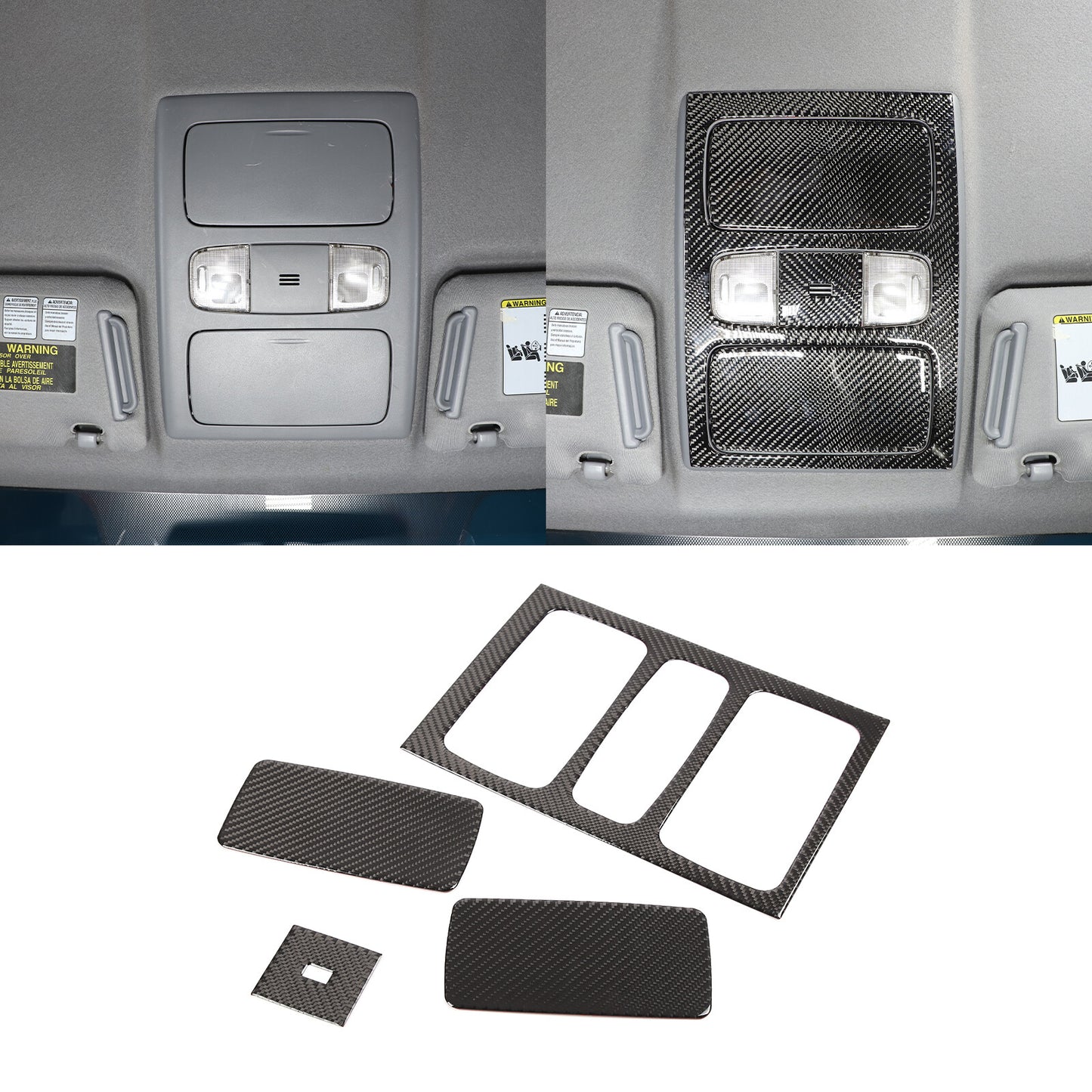 8-piece ABS carbon fiber ABS interior full decoration set suitable for 86/for Subaru BRZ 12-20- v