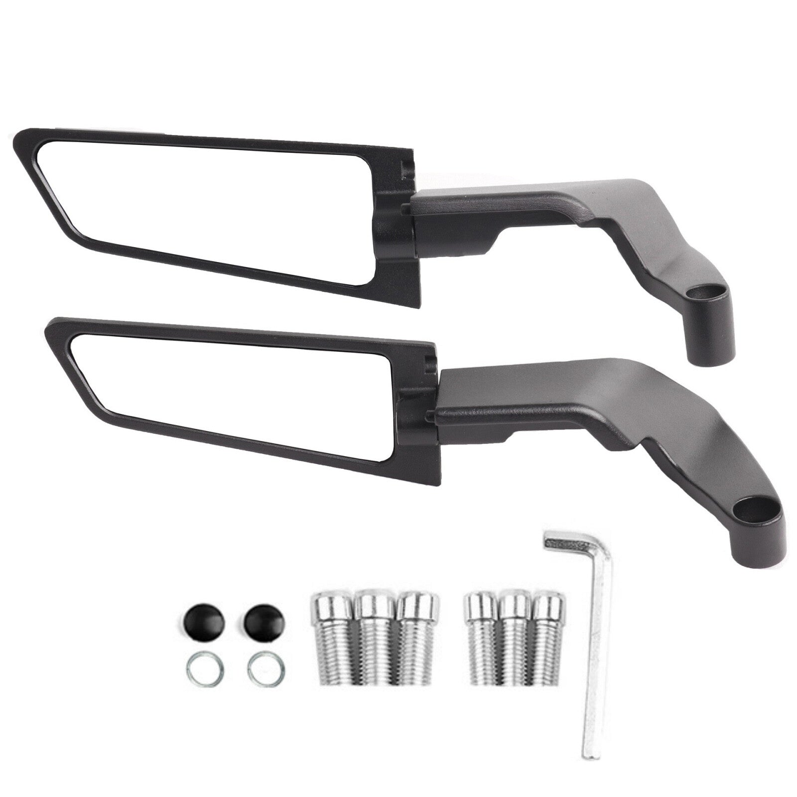 Aluminum Alloy Rotate Stealth Winglets Motorcycle Mirror for YAMAHA MT 09