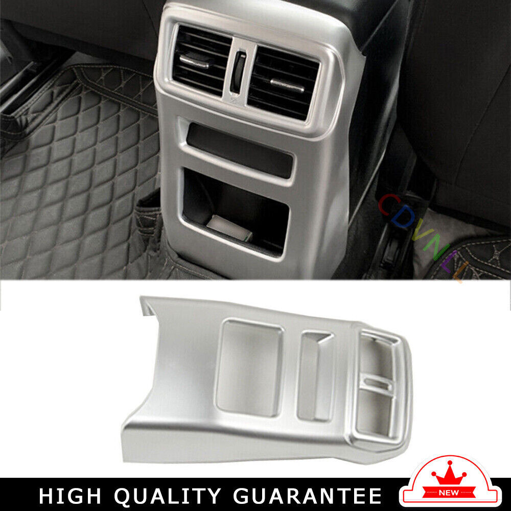 Rear Air Outlet Vent Frame Trim Fit for Nissan Rogue Sport 17-2021 Matte Silver