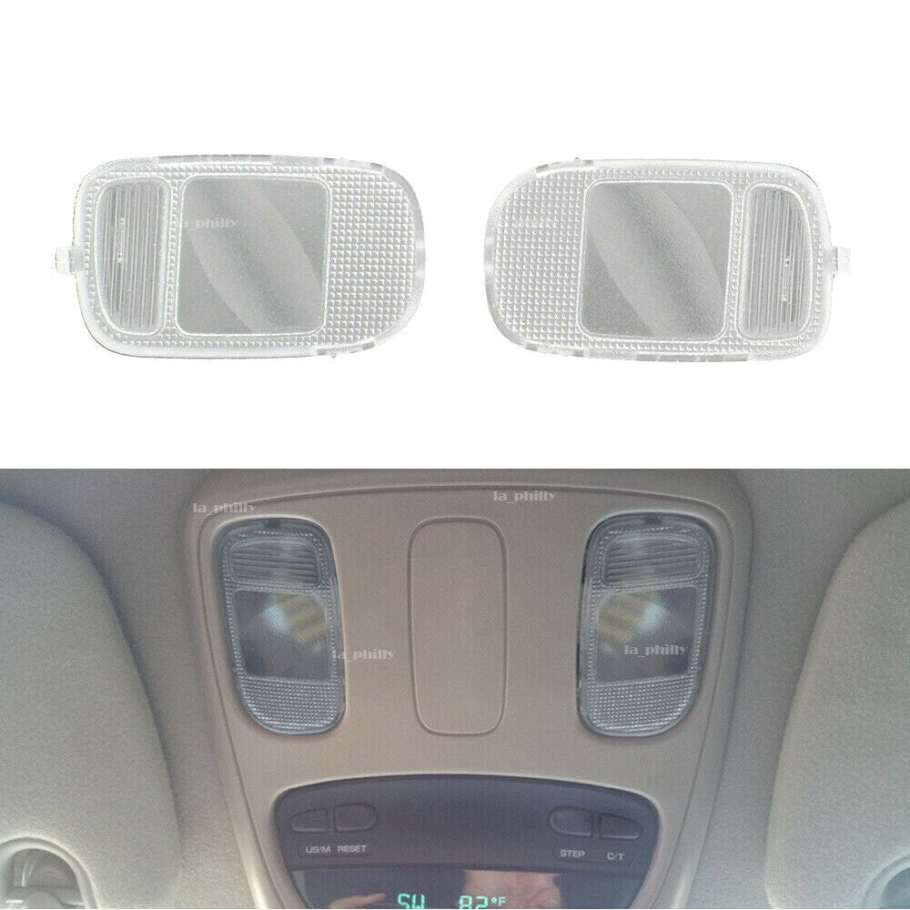 Overhead Console Lamp LR Lens For 2002-2010 for Dodge for Ram 1500 2500 3500 4500 5500 Q