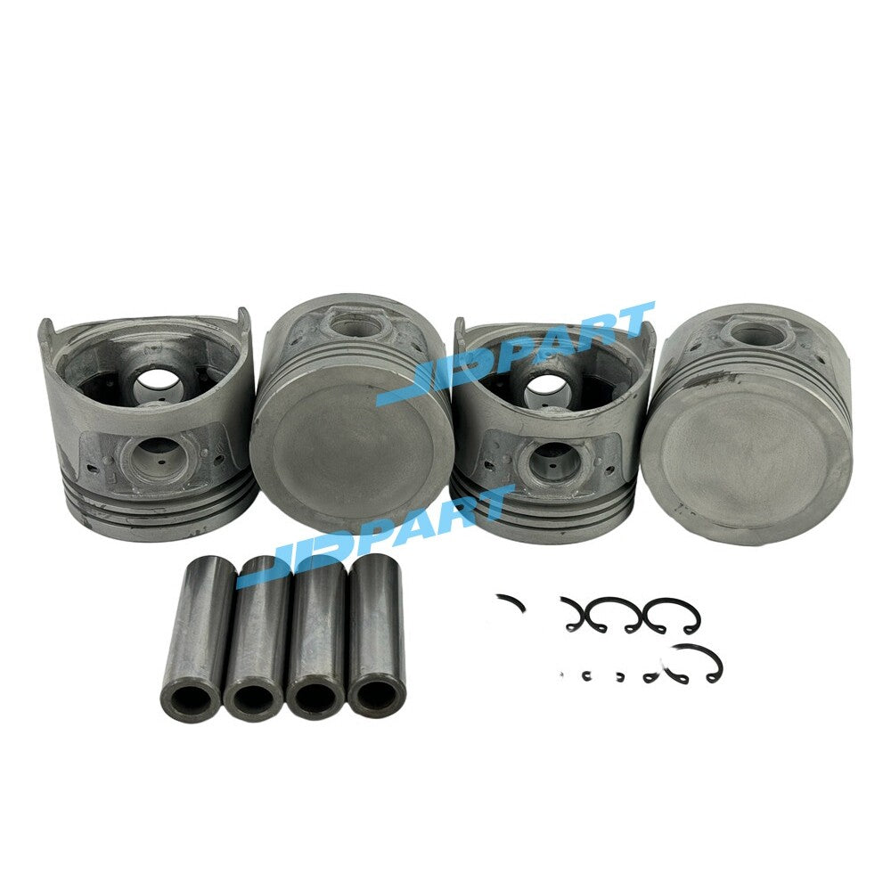 4-piece piston kit for H20 excavator engine parts -