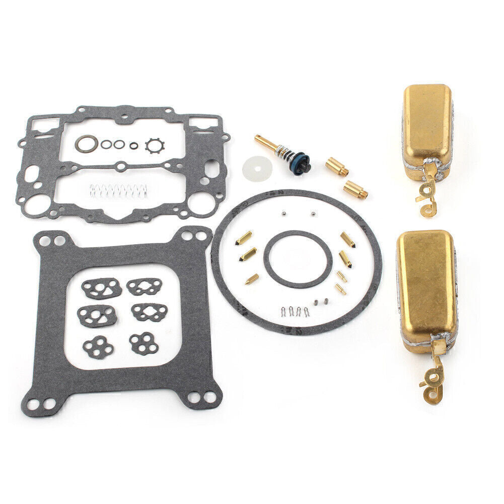 Carburetor Rebuild For Weber Marine W-4 BBL Mercruiser 809064 w/Floats 8M0120193 Q