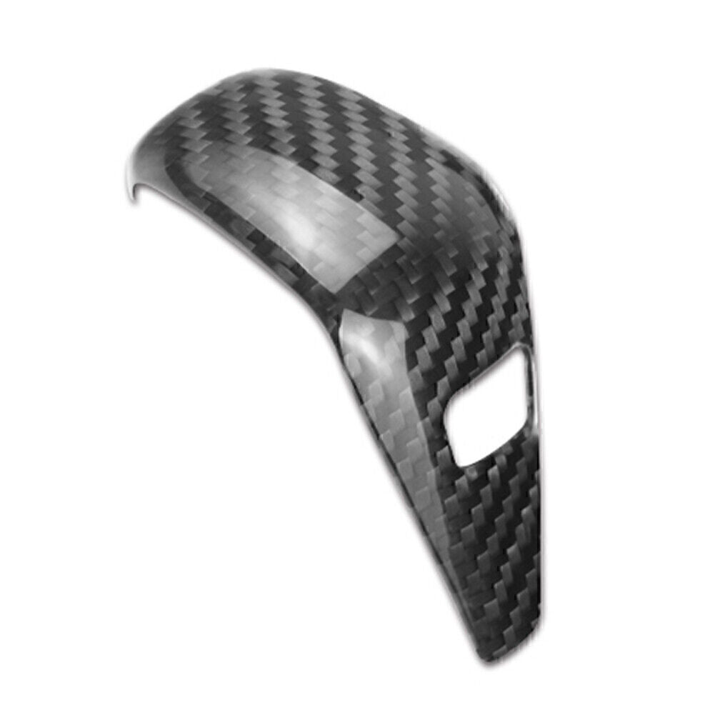 Black Carbon Fiber Gear Shift Knob Cover Sticker Fit for BMW 3 Series G20 2019-2021