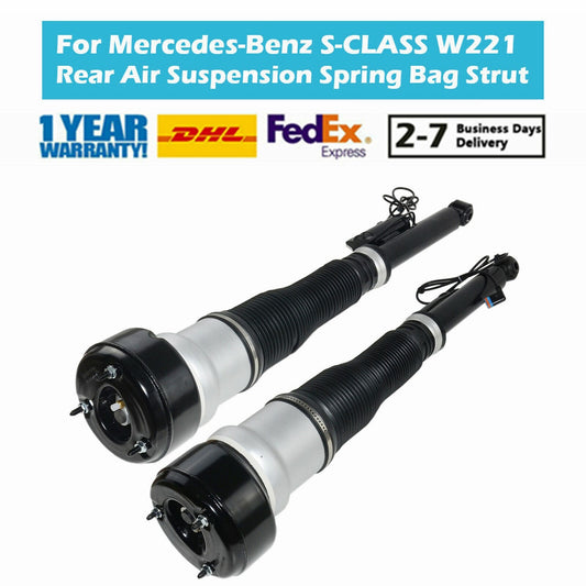 2x Rear Air Suspension Struts for Mercedes S-Class W221 S350 S450 4-Matic 2007