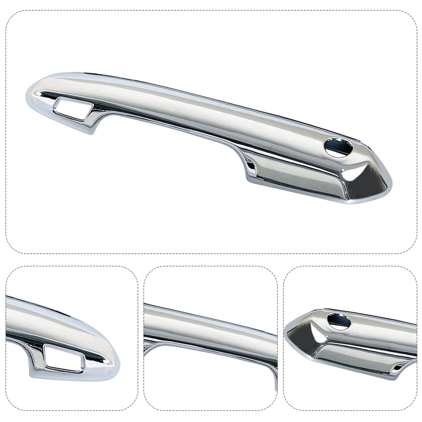 For 2020-2023 for Toyota Highlander 2019-2023 for Toyota RAV4 Chrome 4 Door Handle Cover