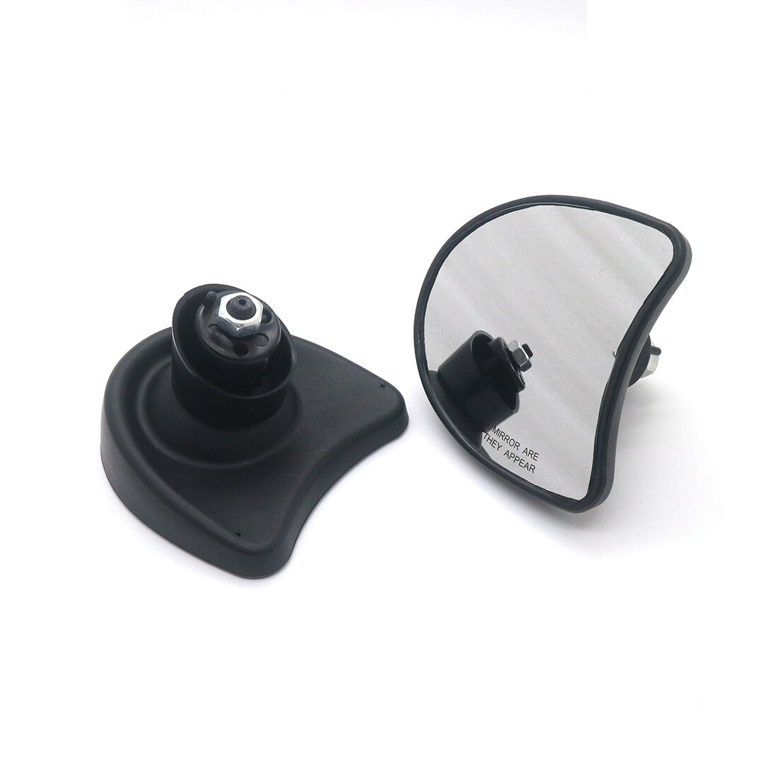 Pair Black Fairing Mount Side Mirror for Harley Touring Electra Glide 2014-2016 Q