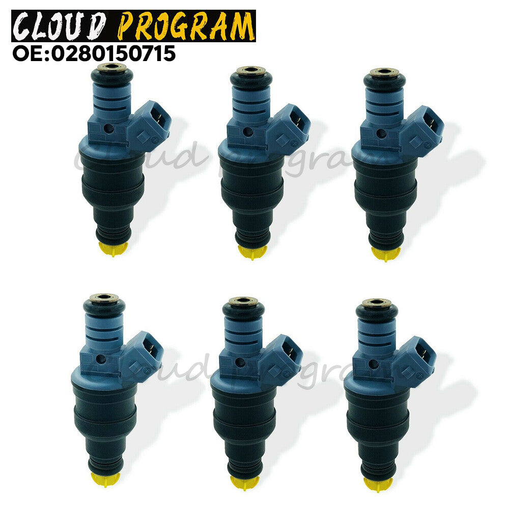 6x Fuel Injector 0280150715 For E28 E30 E31 E32 E34 E36 E38 3 5 7 8 n