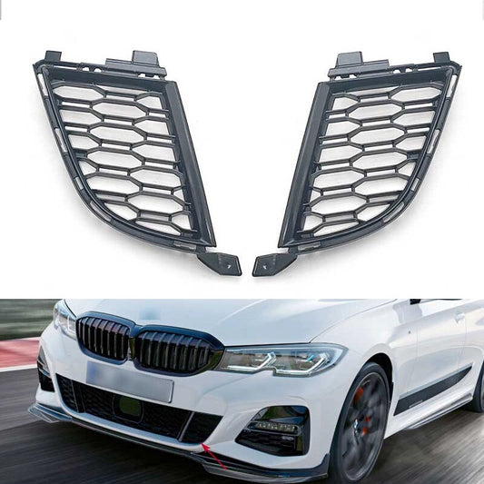 Pair Front Bumper Lower Grill Cover For 3 G20 G21 318I 320I 325I 330I v