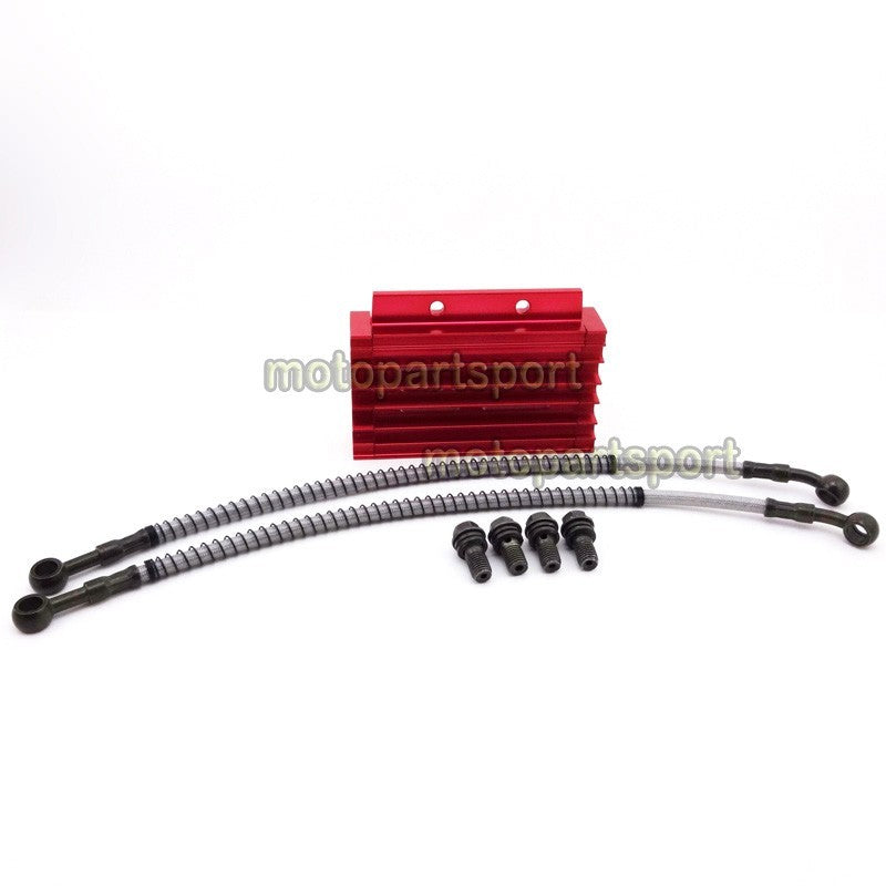 CNC Alloy Cooling Radiator Oil Cooler For 125cc 140cc YX for Lifan Zongshen Pit Bike Q