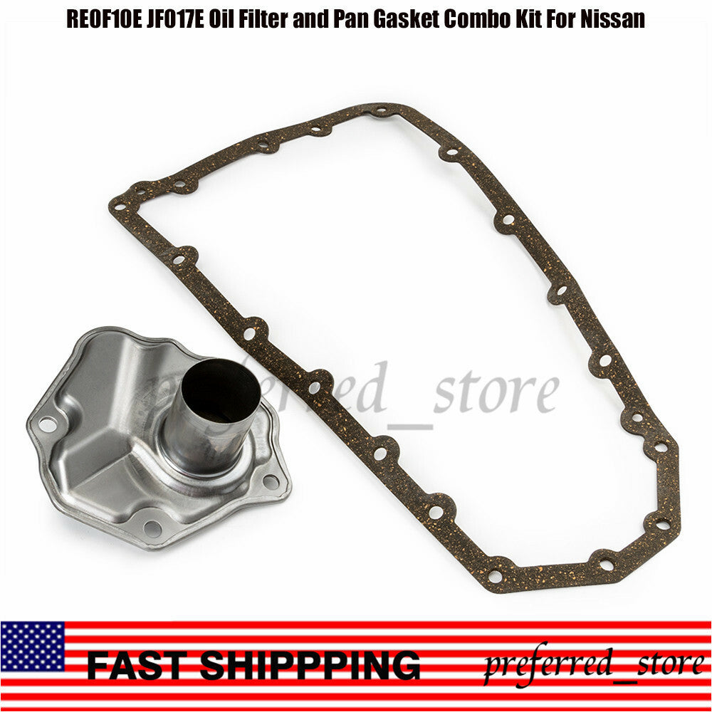 RE0F10E JF017E Transmission oil filter and flat disc gasket kit for 31728-29X0D- v