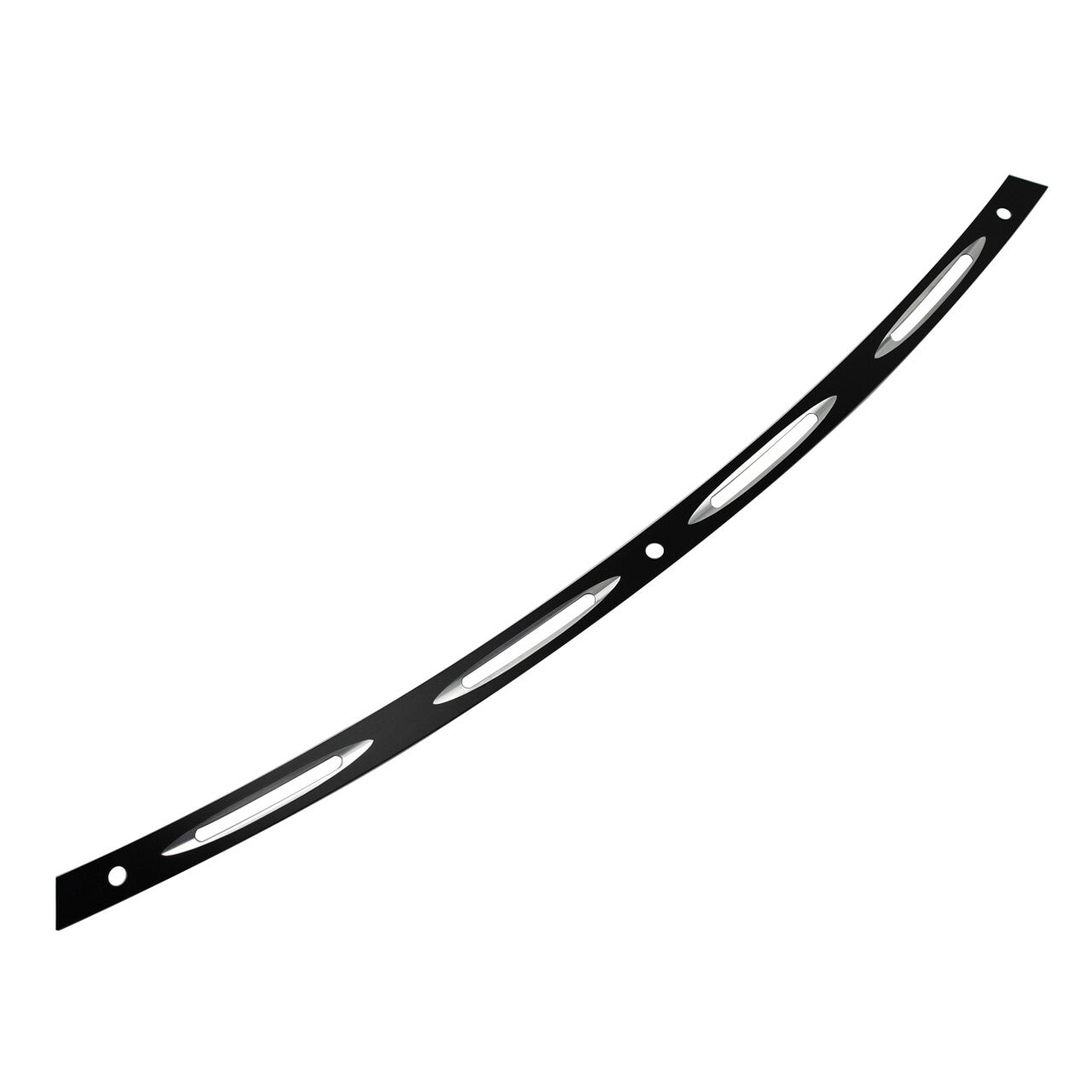 Black 4 Hollowed Out Fairing Windshield Trim for Harley Electra Glide 1996-2013