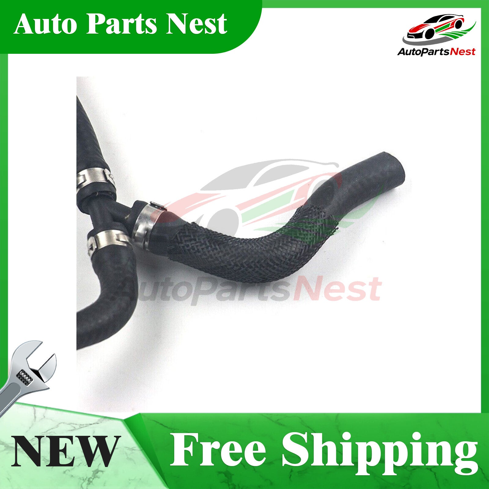 for BMW E70 X5 2007-10 Radiator Upper Hose Engine Water Coolant Tank 17127536236
