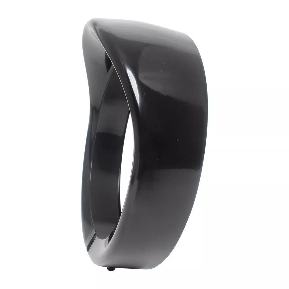 7Black Headlight Trim Ring Guard Cover Bezel for Harley Road King Electra Glide