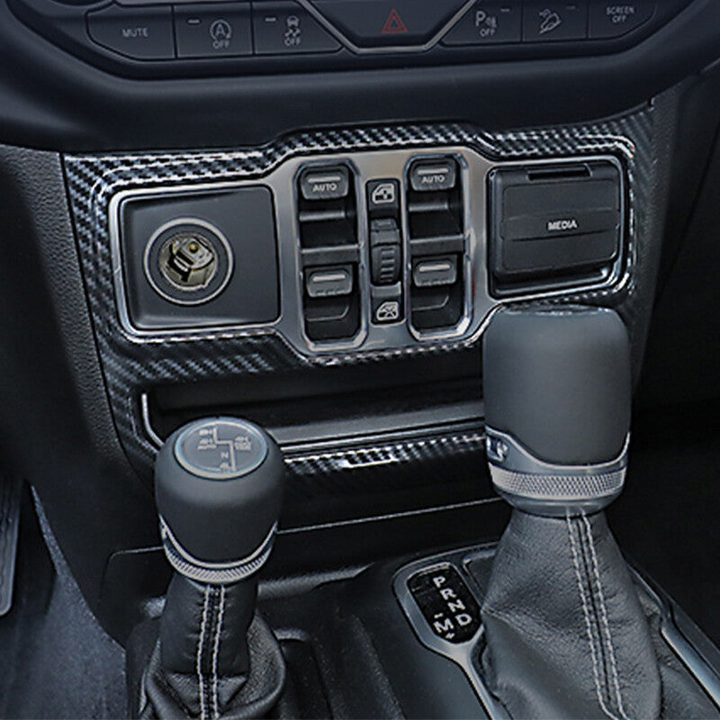 Center Dash Window Switch Panel Trim Cover for Jeep for Wrangler JL JLU JT 2018-2024