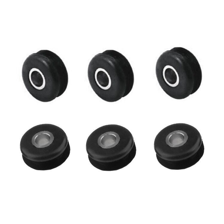 6Pcs Motorcycle Gas Tank Mounts Metal  Rubber Grommets for Harley Softail FXWG Q