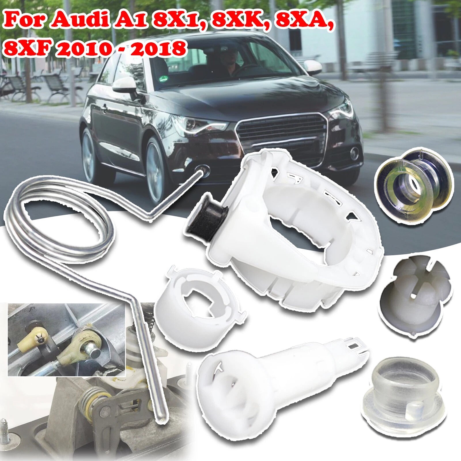 for Audi A1 8X MT Upgrade Gear Shift Lever Selector Bearing Shell Bushing Repair