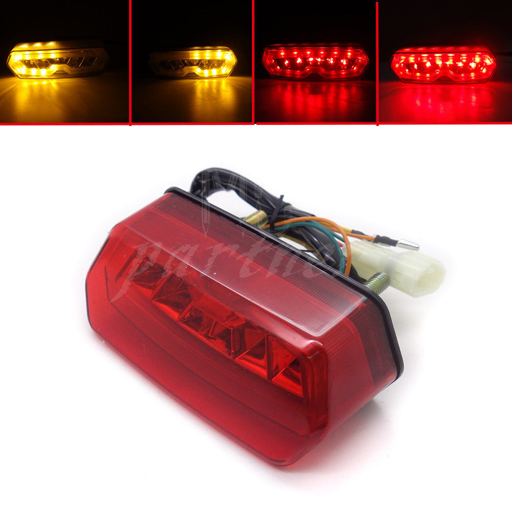Red Integrated LED Tail Stop Turn Signals Light for Honda Grom 125 MSX 2014-2016 Q
