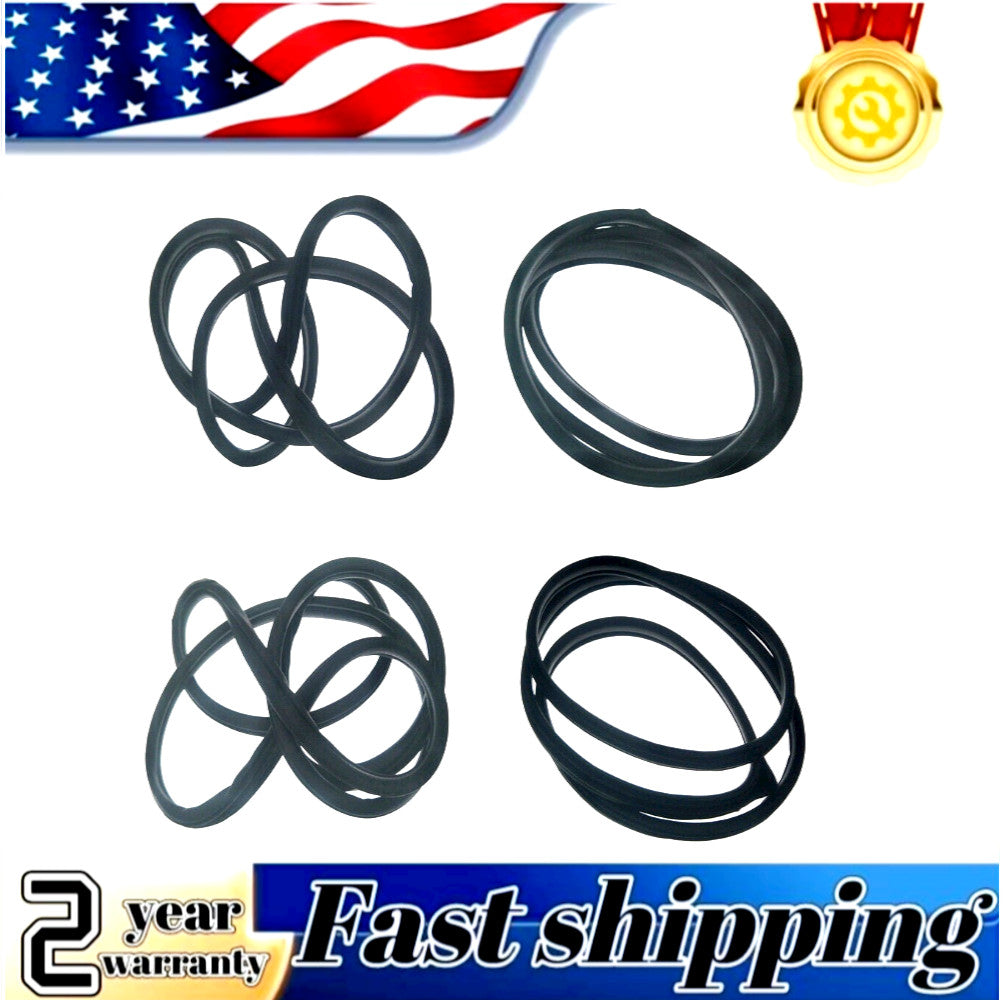 4-Piece Weatherstrip Door Rubber Body Seals for Honda Accord Sedan 2013-2017
