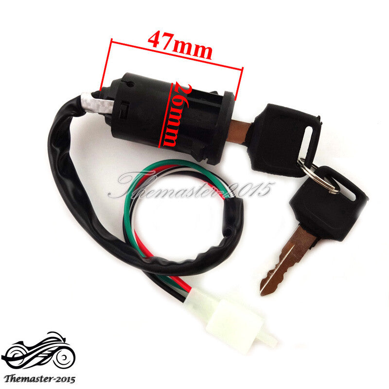 4 Wire Key Switch For 50cc 70cc 110cc Pit Dirt Baja for Mini Bike ATV Quad 4 Wheeler Q