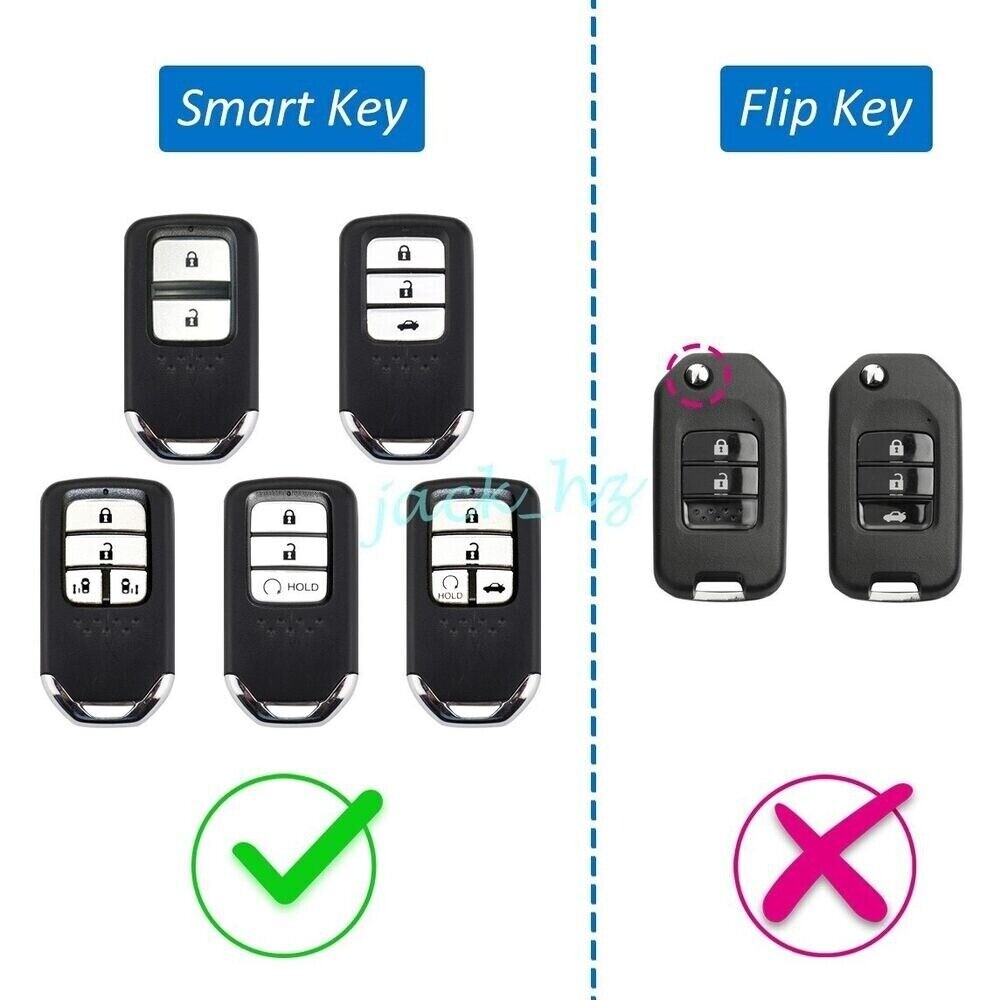 for Honda Accord for Civic CR-V Passport Pilot Clear Key Fob Cover Case Accessories n