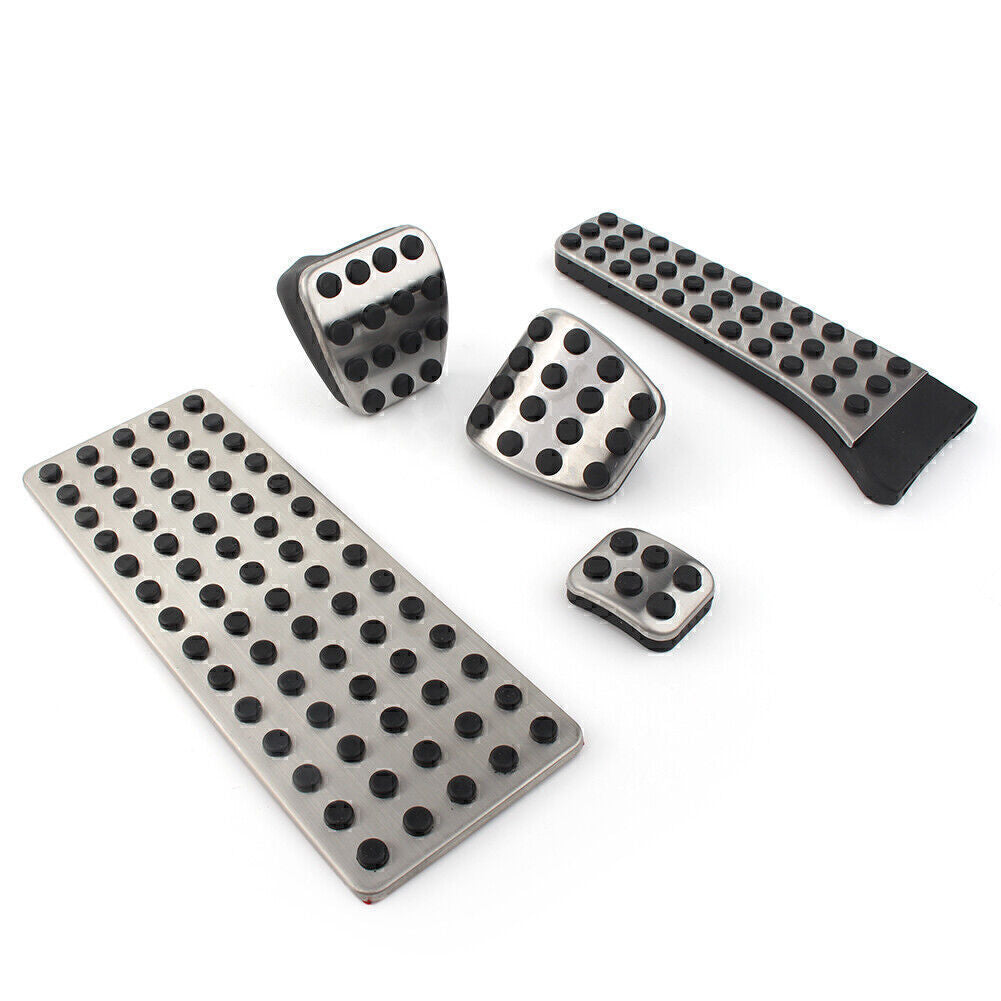 Gas Throttle Brake Pedal Cover Fit for Mercedes Benz C-Class 15-19 E/GLC-Class 16-19 Q