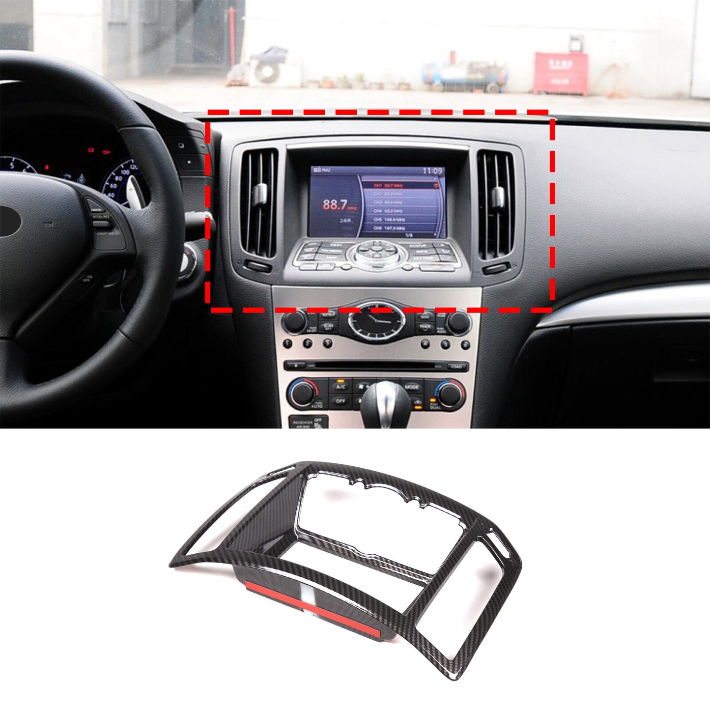 Silver Alloy Center Control Shift Button Sticker Decal for Jaguar XF 2012-2015- v