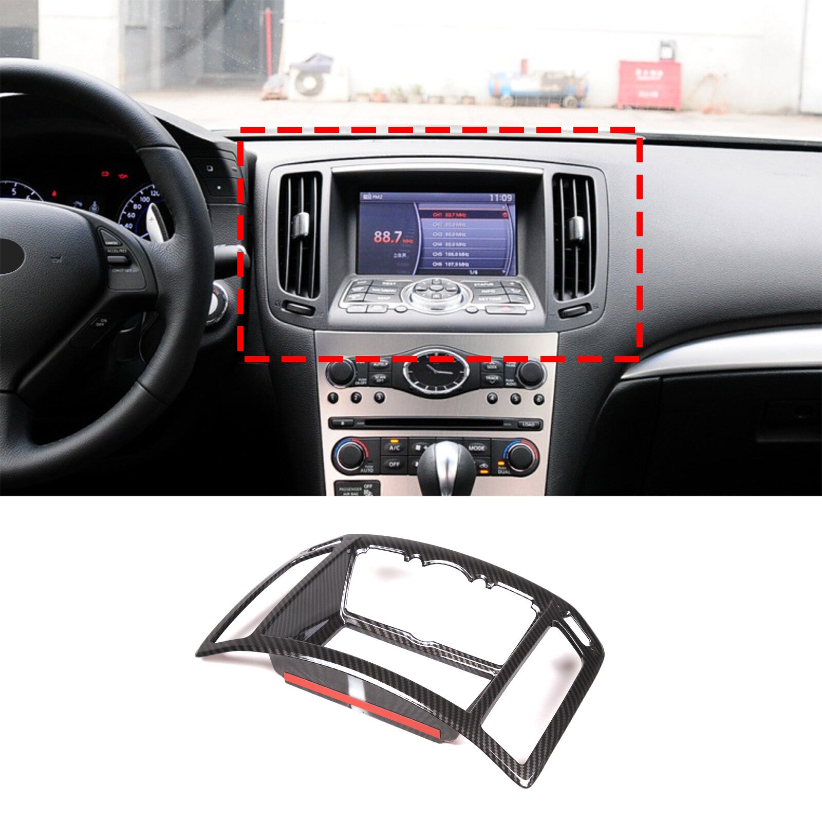 Silver Alloy Center Control Shift Button Sticker Decal for Jaguar XF 2012-2015- v