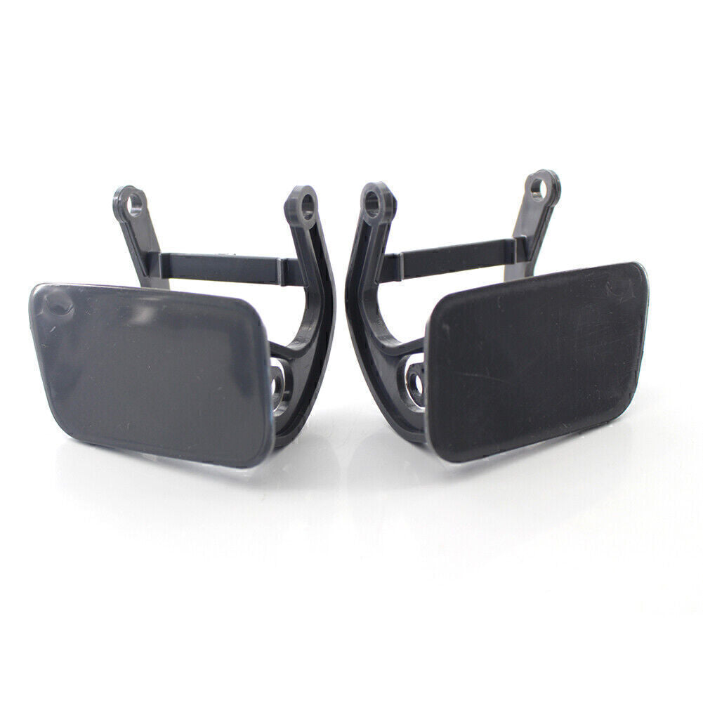 Bumper Headlight Headlamp Washer Cap Cover for BMW E60 5 Series 2004-2010 Pair