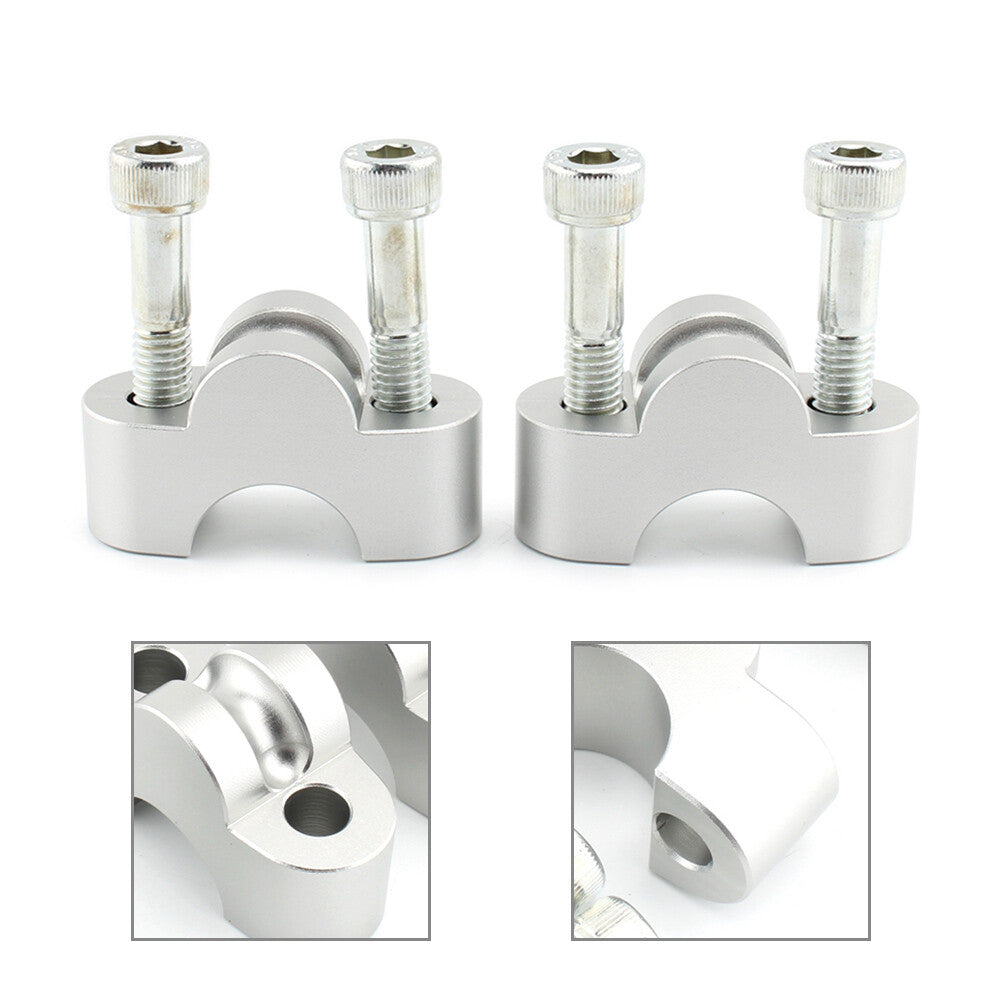 Chrome Motor Handle Bar Riser Mounting Clamp for HONDA CB1100 RS CB1100EX MSX125 Q