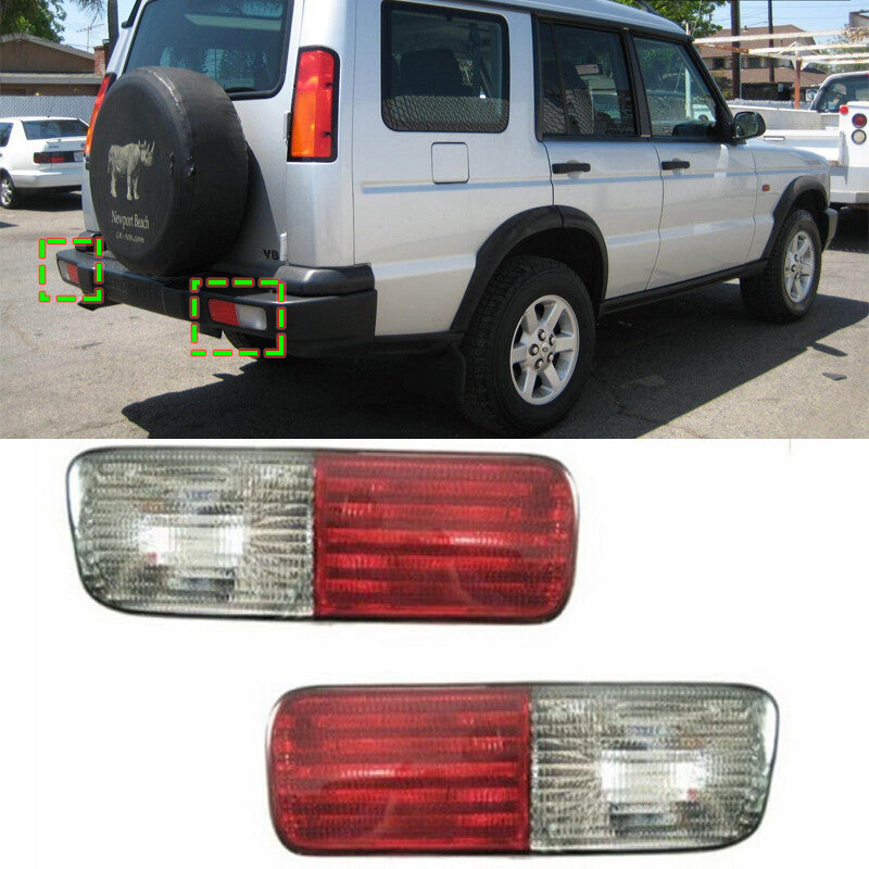 A pair of rear bumper reflector brake fog lights are compatible with 2003-2004 for Land Rover Discovery models.