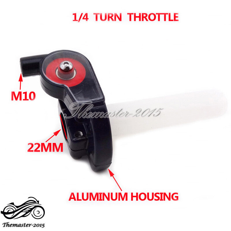 Twist Throttle Cable Hand Grips For Chinese 110 125 140cc SSR Kayo Dirt Pit Bike Q