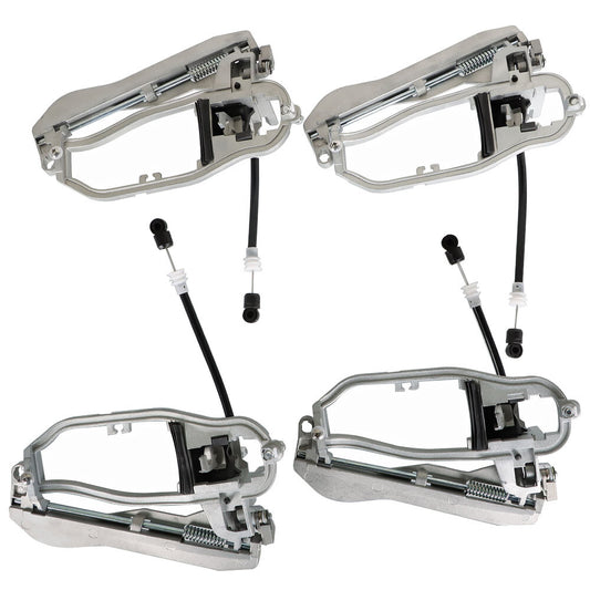 new 4-piece front and rear door handle bracket set suitable for 2000-2006 E53 X5 n