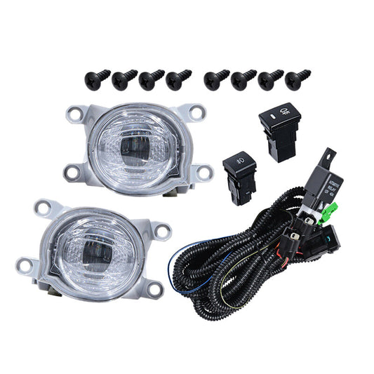 LED Fog Light With Wiring Switch Kit Assy Fit for Corolla Hatchback 20-21 v