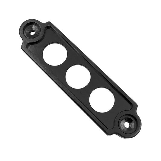 Black Car Battery Tie Down Bracket Clamp Holder - Small Universal 45 x 170mm Q