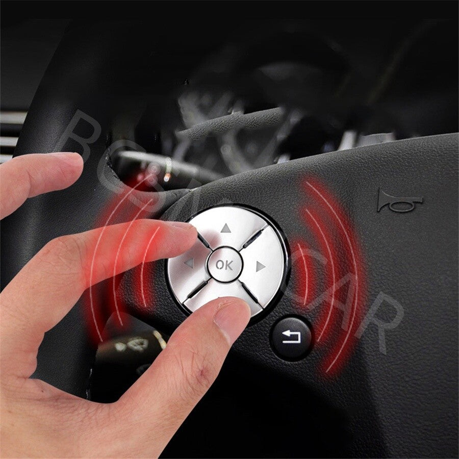 Steering Wheel Button Sticker Fit for Mercedes-Benz E-Class W212 2010-2013 Q