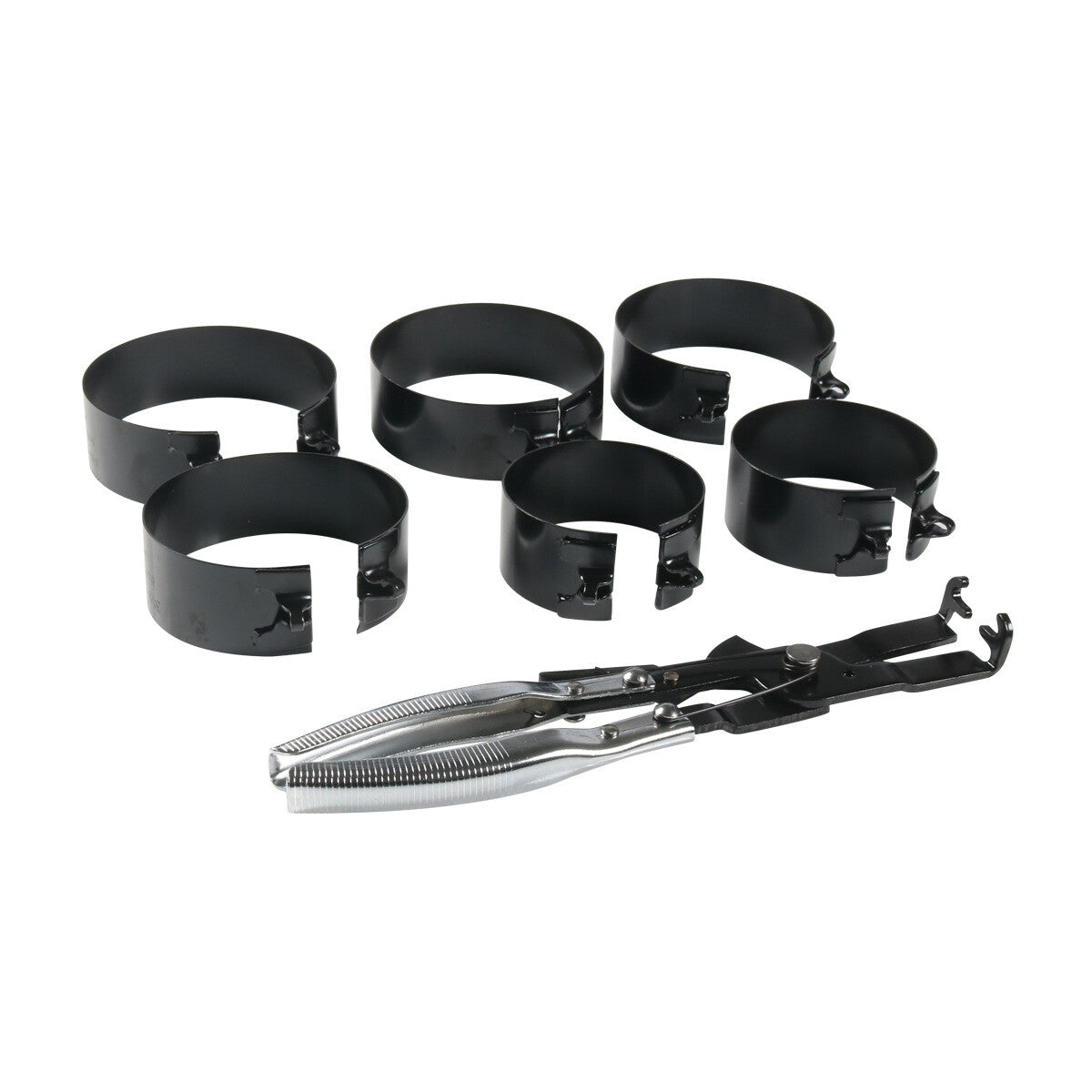 Automatic Adjustable Piston Ring Compressor Kit Piston Ring Clamp Compressor Tools - n