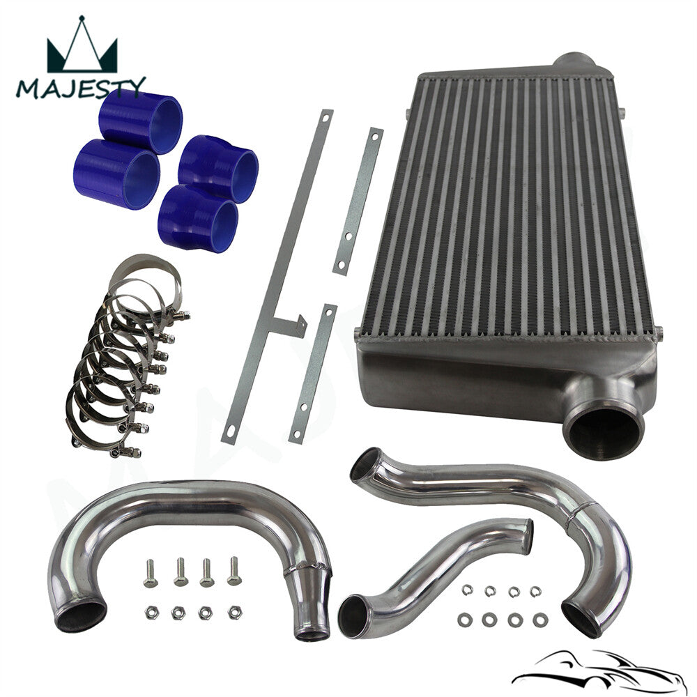 Front Mount Intercooler Kit for Mitsubishi Lancer EVO 4 5 6 CP9A 4G63 96-00 Blue
