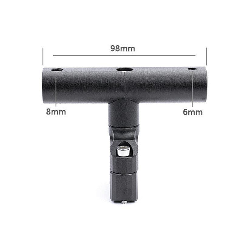 22-28mm Motorcycle Handlebar Extender, Mobile Phone/GPS Mount, Extender Rod, Clip - n