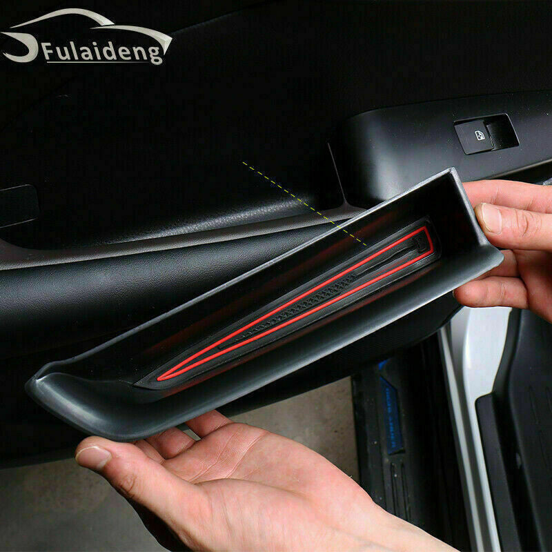 4X Inner Door Handle Armrest Storage Box Container for Toyota Highlander 2014-19