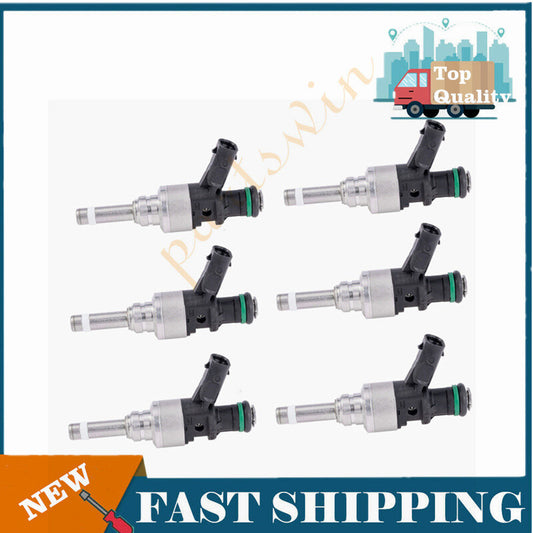 6-piece fuel injector for Audi A4, A5, S4, S5, A6, A7, for A8 , Q5, Q7, and for VW TOUAREG 3.0 06E906036AL- n
