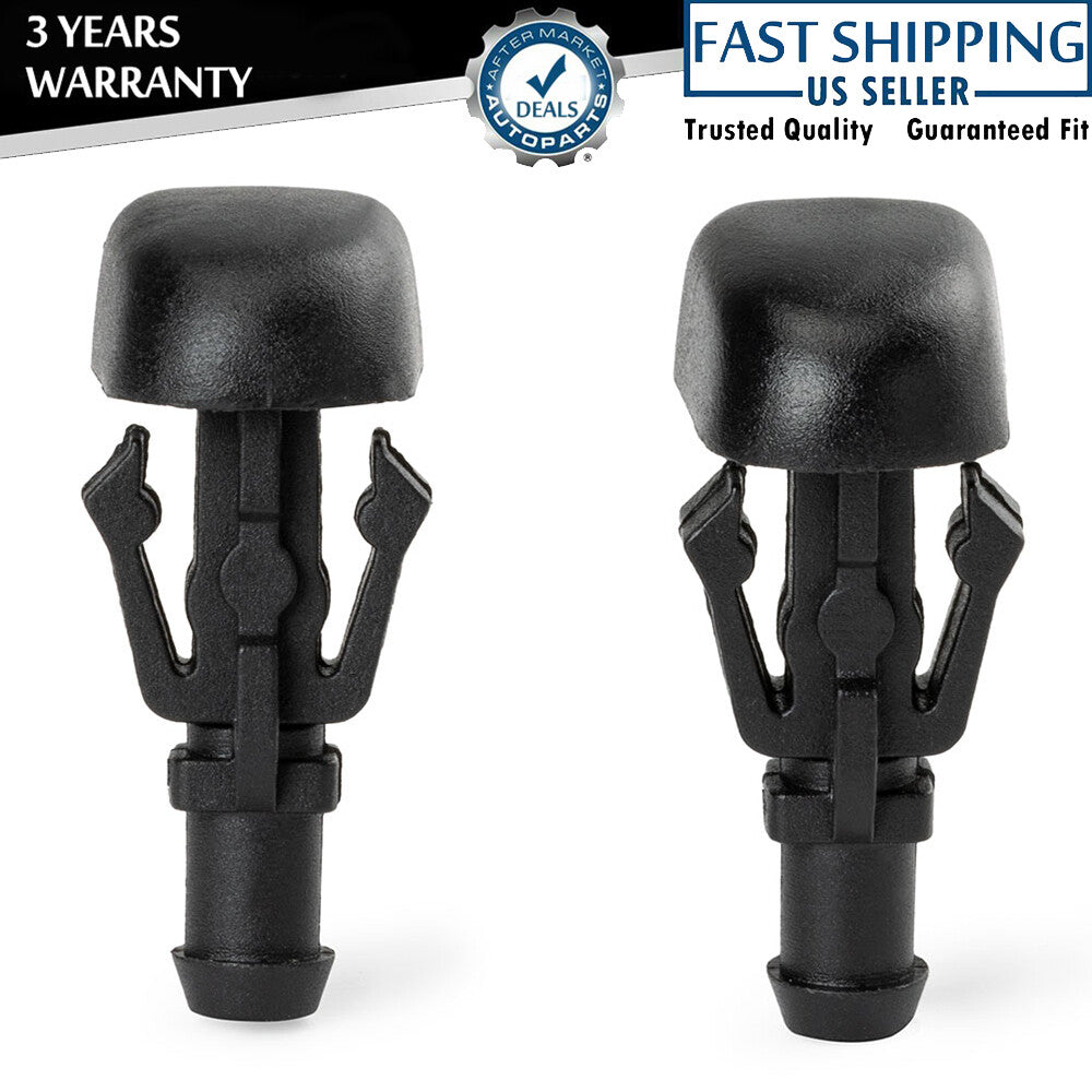 2X Windshield Wiper Washer Fluid Jet Nozzles  for ford  F150 04-2014 3W7Z-17603-AA Q