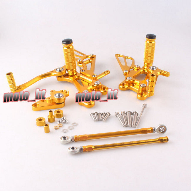 Fit for Honda CBR 600RR F5 2007-2014 Rearsets Kit Footrest Footpegs