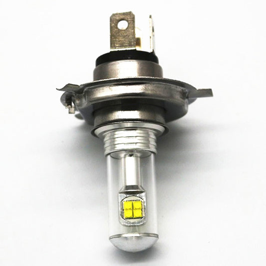 Motorcycle Light Front Lamp Bulb Headlight Bright High Low Beam Aluminum Alloy Q