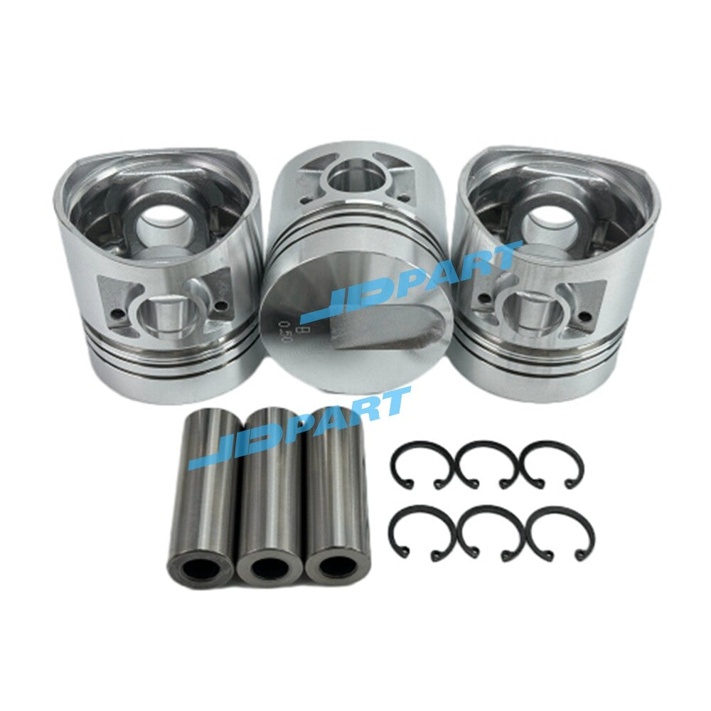 3-piece S3E +0.5 piston pin pack suitable for engine parts -