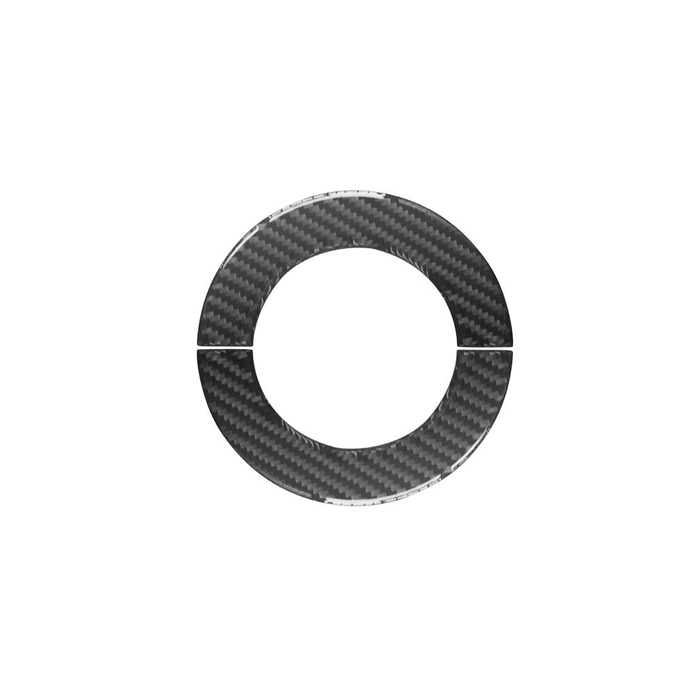 Carbon Fiber Steering Wheel Outer Ring Cover Trim for Jeep for Wrangler 2007-2010