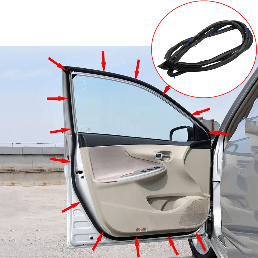 Rubber For 2007-11 for Toyota for Corolla Front Left Door Seal Weather Strip Replacement