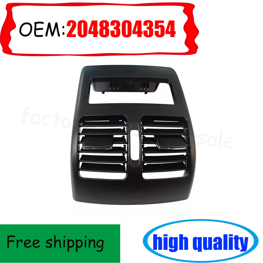 1Rear Center Console Air Vent AC Heater Vents Black for Benz GLK300 GLK350 X204 n