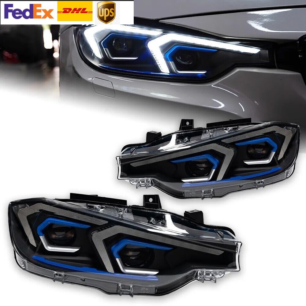 for BMW F30 F35 3 Series 2013-2019 LED Headlight Assembly Projector Turn Signal