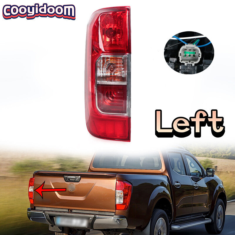 Left for Nissan Navara NP300 D23 2015-2019 Red LHD Rear Tail Lamp NO BulbsWire