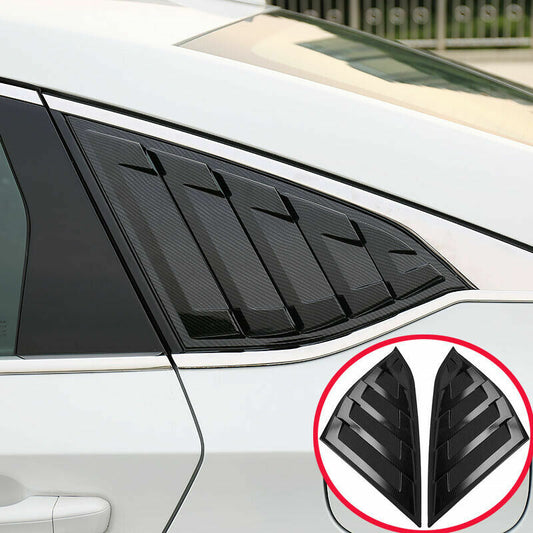 2P for Honda Accord 2018-2021 Side Vents Window Louver Shield Molding Cover Trim